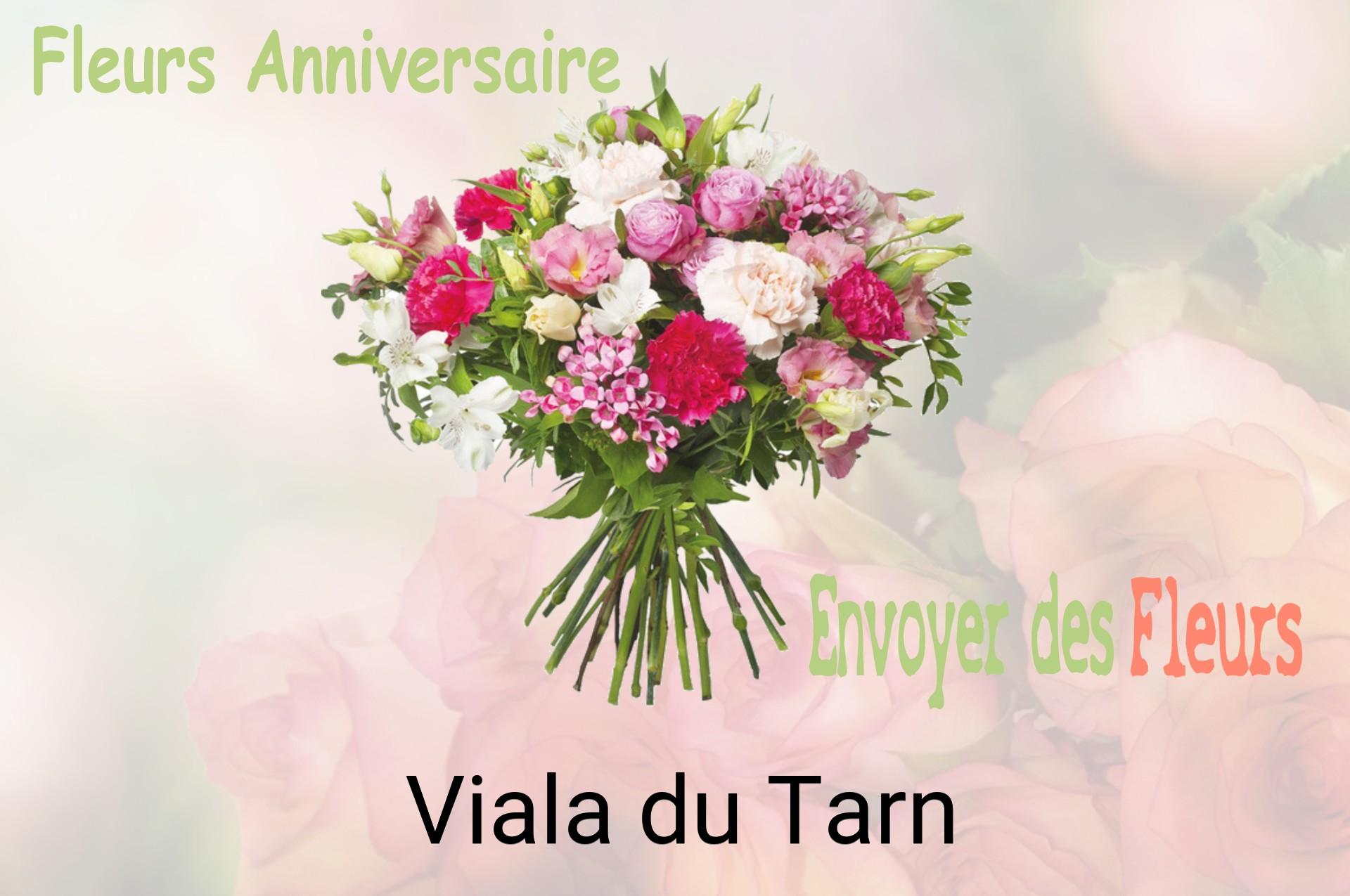 Bouquet de fleurs d’anniversaire livré à Viala-du-Tarn